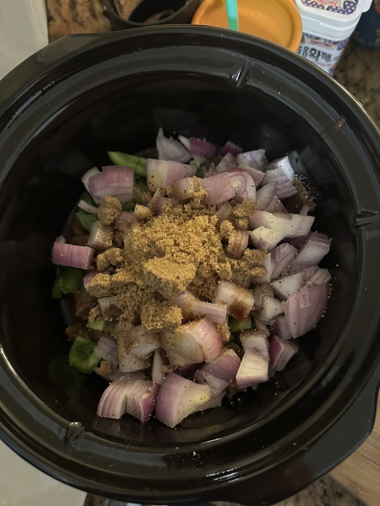 all ingredients in slow cooker